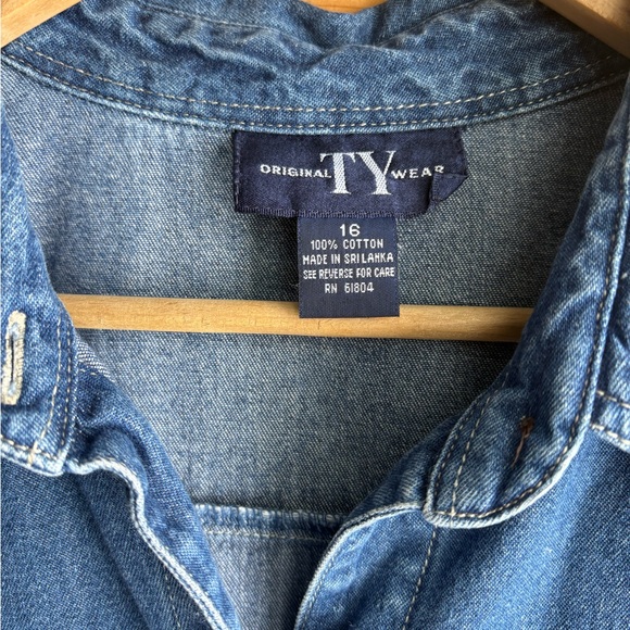 *HP* Ty Sleeveless Denim Midi Dress | Heritage Denim | Americana | Size 16 - Picture 2 of 7